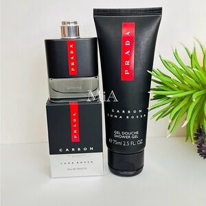 Prada Carbon Luna Rossa Cologne 9ml & Shower Gel 75ml (Dabber/ Not Spray)